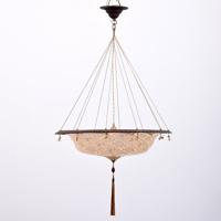Large Mariano Fortuny Scudo Saraceno Chandelier - Sold for $3,375 on 04-23-2022 (Lot 378).jpg